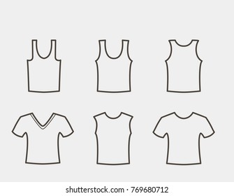 men's t-shirts in different styles