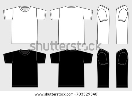 Men's T-shirts illustration [vector] 