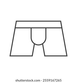 men's underwear icon vector illustration