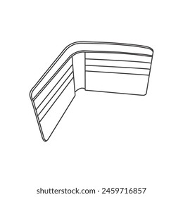 Men"s Wallet icon vector illustratiosm simple design