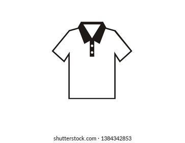 men's wear simple black icon