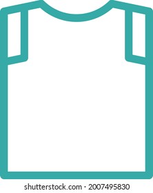 Mens white shirt, illustration, vector on a white background.