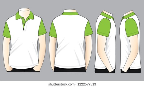 1,650 Green polo shirt front back Images, Stock Photos & Vectors ...