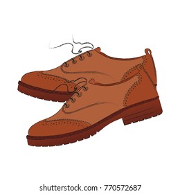 371 Oxford shoes sketch Images, Stock Photos & Vectors | Shutterstock