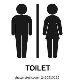 men's and women's toilet icon vector illustration design