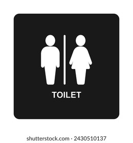 men's and women's toilet icon vector illustration design