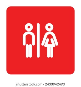 men's and women's toilet icon vector illustration design