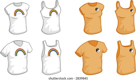 Men's and women's T-shirts and tank-tops, SUMMER THEME