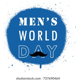 men's world day banner layout design