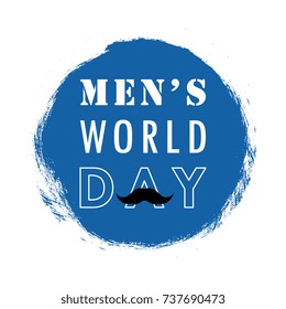 men's world day banner layout design