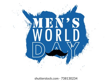men's world day banner layout design