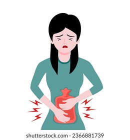 Menstrual cramps happen when a chemical called prostaglandin makes your uterus contract. During menstruation, prostaglandin levels are higher, which means your uterus contracts more strongly.