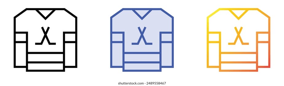 icono de copa menstrual. Diseño de estilo de relleno lineal, azul y degradado aislado sobre fondo blanco