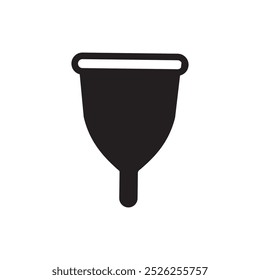 menstrual cup icon vector eps