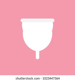 menstrual cup icon- vector illustration