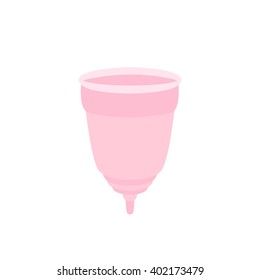 menstrual cup icon. vector illustration