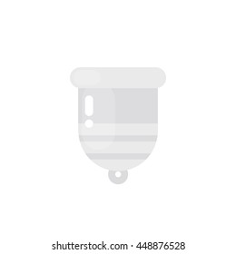 menstrual cup icon. vector illustration