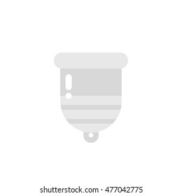menstrual cup icon. vector illustration