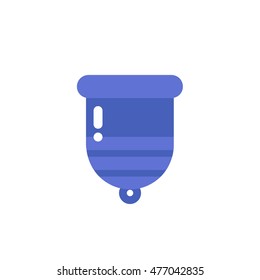 menstrual cup icon. vector illustration