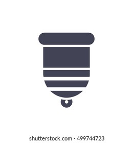 menstrual cup icon. vector illustration