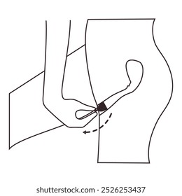 diagrama do processo da xícara menstrual eps