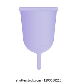 Menstrual cup. Recycle. Zero Waste. Vector illustration
