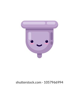 Menstrual cup vector icon