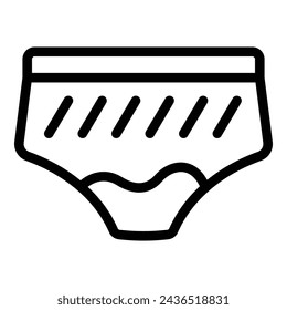 Menstruationszyklus Icon Umrissvektor. Orale Kontrazeption bei Frauen. Empfängnis verhindern