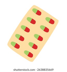Menstrual medicine illustration. Menstruation clipart 