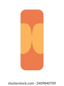 Elemento menstruación del conjunto colorido. Una ilustración informativa combina hábilmente el diseño creativo con la importancia de una protección suave y eficaz durante la menstruación. Ilustración vectorial.
