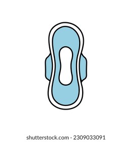 Menstruation kit vector art illustration.