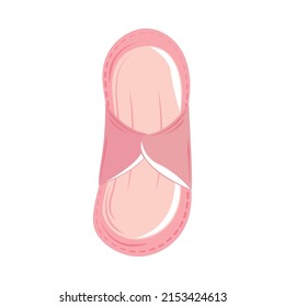 menstruation pad icon isolated flat