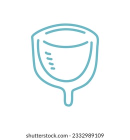 menstruation period hygiene element icon