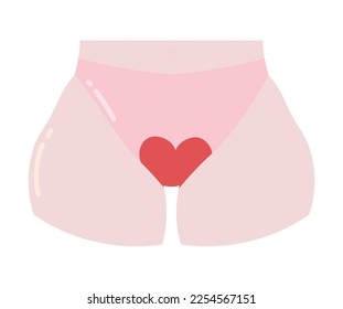 menstruation woman panties, period power icon