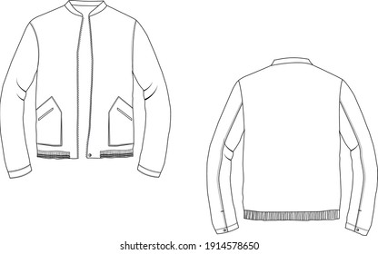 Jacket Draw Images, Stock Photos & Vectors | Shutterstock