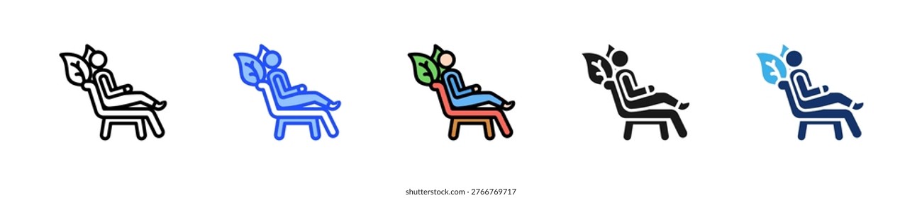 Mental Break Icon Collection With Multiple Styles
