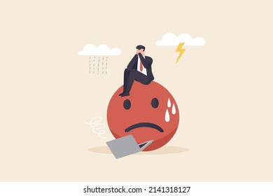 Mental breakdown, Failure to work Mistakes or Negative Feedback No enthusiasm or burnout from exhausting work.