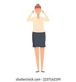 Mental care icon cartoon vector. Skills therapy. Health work