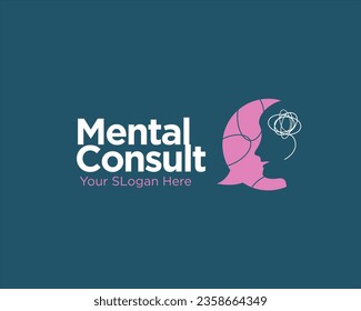 mental consultation logo designs for medical solution