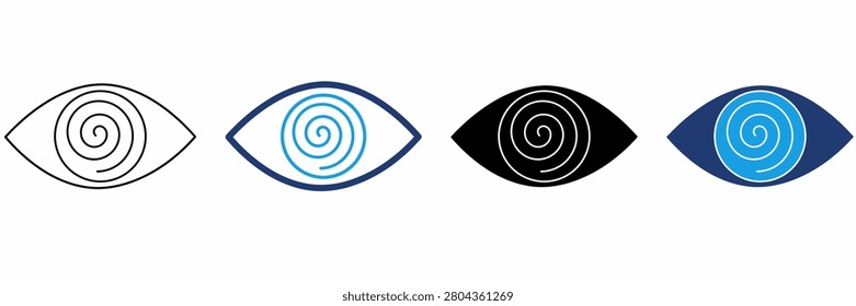 Mental Focus Confusion Stroke icon collections. Containing Psychology, Dizziness, Eye, Mind Control and more icons.