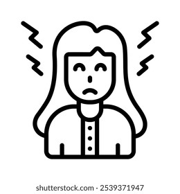 Mental health alert vector design in modern style