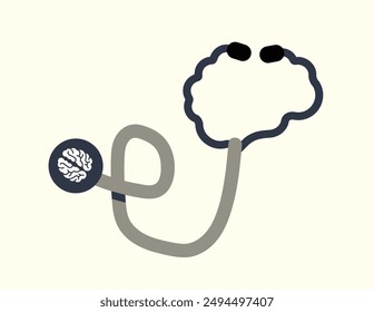 Mental health assessment measure mental status illustration 