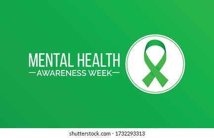 Mental Health Awareness an annual campaign highlighting awareness of mental health. Vector design illustration.
