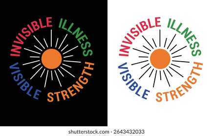Mental health awareness design for t shirt and other uses.