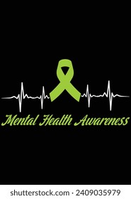 Mental Health Awareness eps cut file for cutting machine