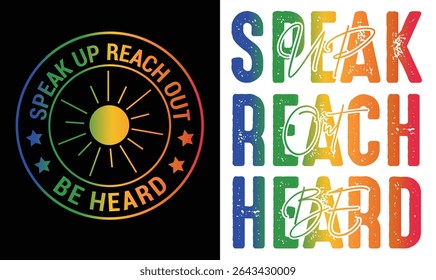 Mental health awareness (Front and back part) design for t shirt and other uses.