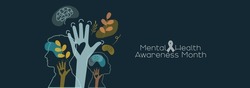Mental Health Awareness Month Banner.