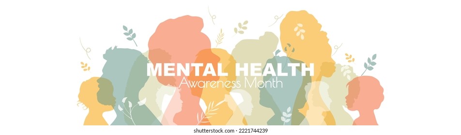 Mental Health Awareness Month Banner.