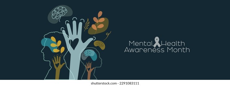 Mental Health Awareness Month banner.