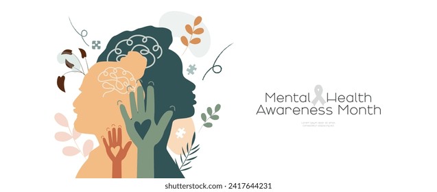 Mental Health Awareness Month banner.